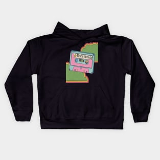 vintage  cassette tape Bruce Hornsby Kids Hoodie